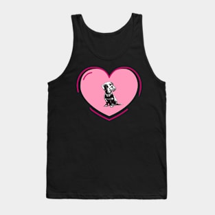 Heart Roughhaired Dachshund Dachshund Dachshund Tank Top